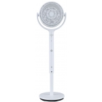 Midea 美的 FSC1825RDC 7吋座地變頻循環扇 (白色): 12段風速、3D循環風、雙層扇葉